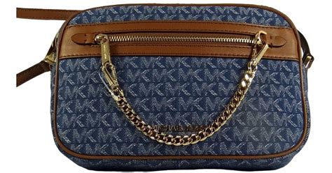 michael kors denim crossbody